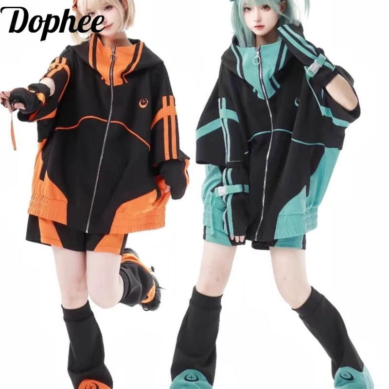 Winter Clothing Online - Dophee-Subcultura Spice Girls Ternos Esportivos, Cardigans