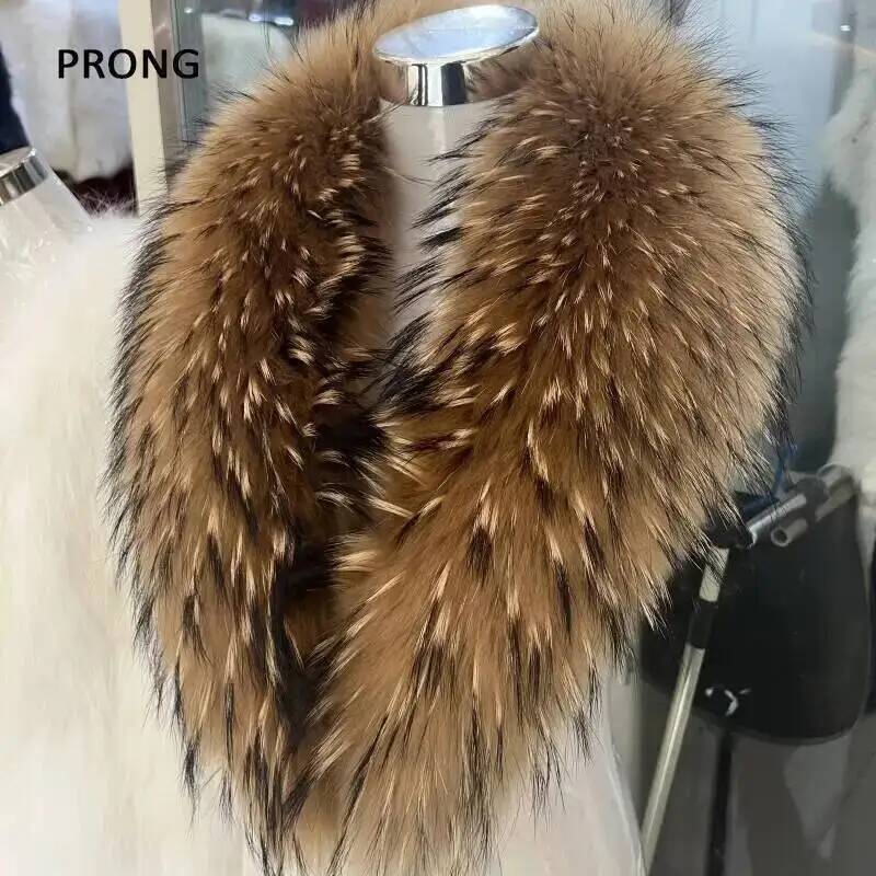 Winter Clothing Online - Gola de pele de guaxinim natural