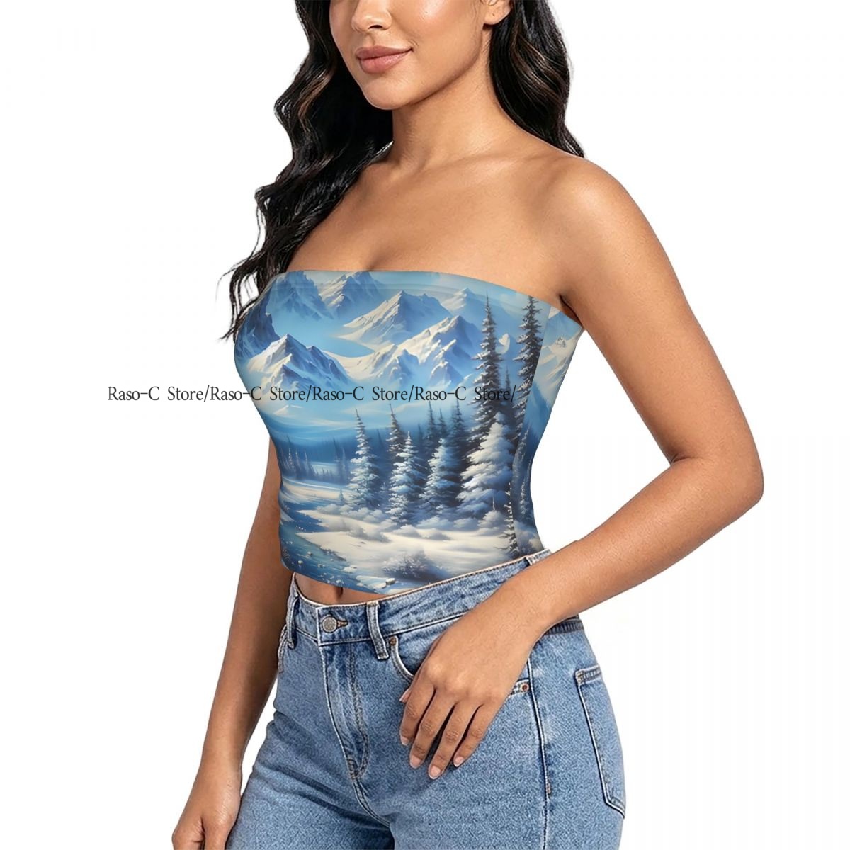Winter Clothing Youtube - Top Tubo Feminino Curto e Justo