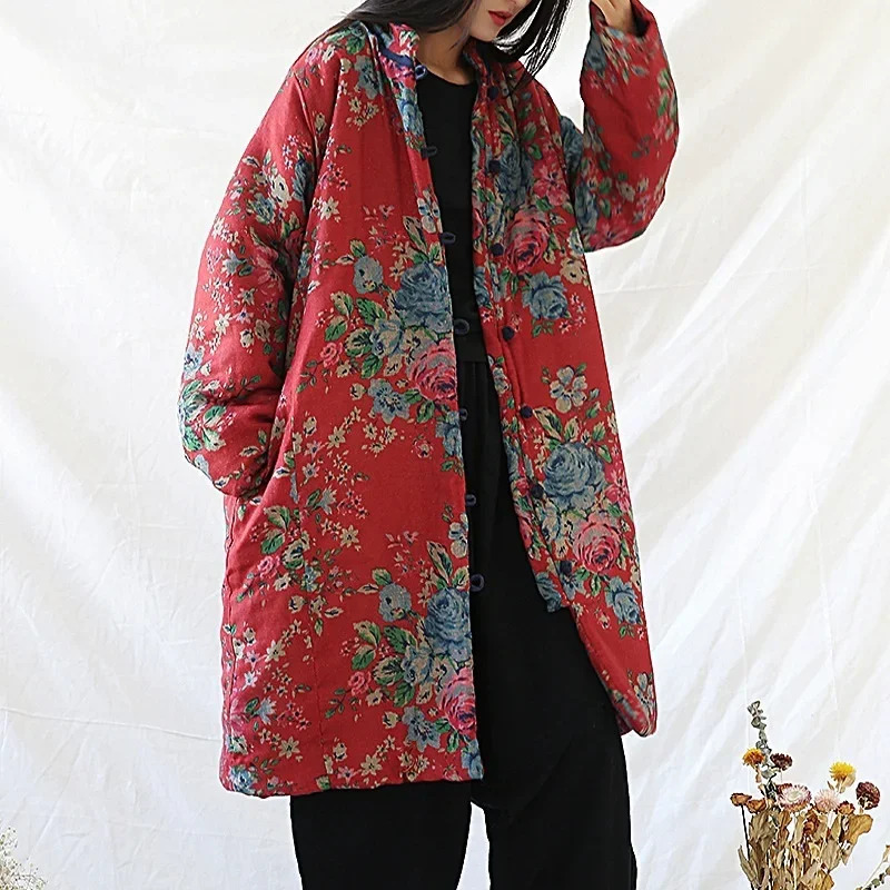 Winter Clothing For Women - Estilo chinês roupas de algodão quente