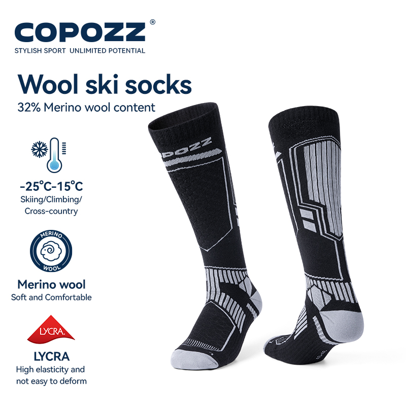 Thermal Sock Merino - Copozz meias de esqui de inverno