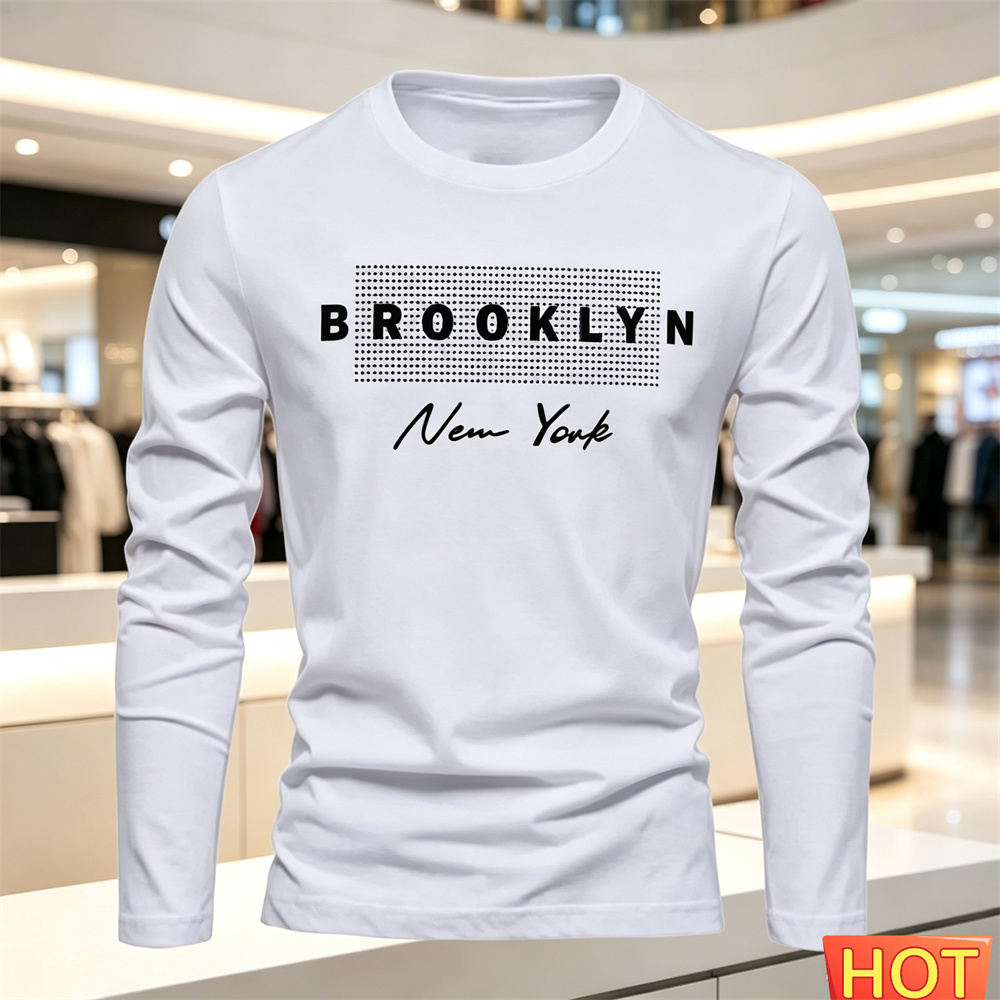 Winter Sun Clothing - Camiseta Masculina Casual de Algodão Confortável
