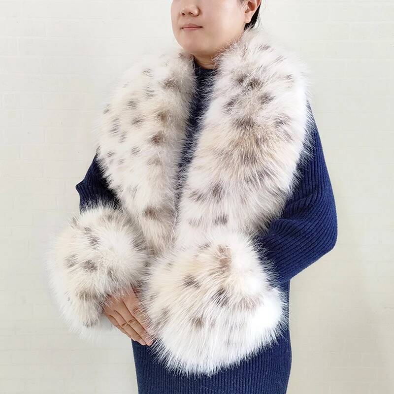 Winter Clothing Online - Grande feminino falso cachecol de pele
