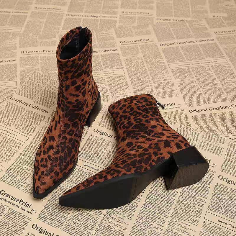 Winter Clothing For Women - Novas Botas de Salto Baixo Femininas