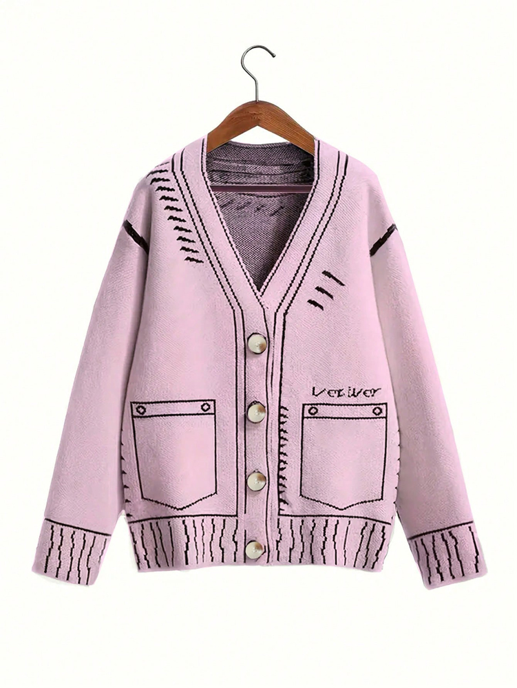 Winter Clothing Online - Plus size feminino botão-up cardigan outono