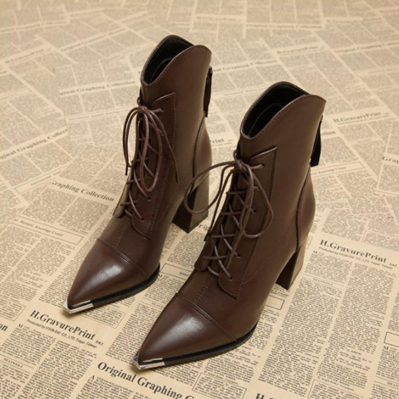 Winter Clothing For Women - Botas de tornozelo feminino moda dedo