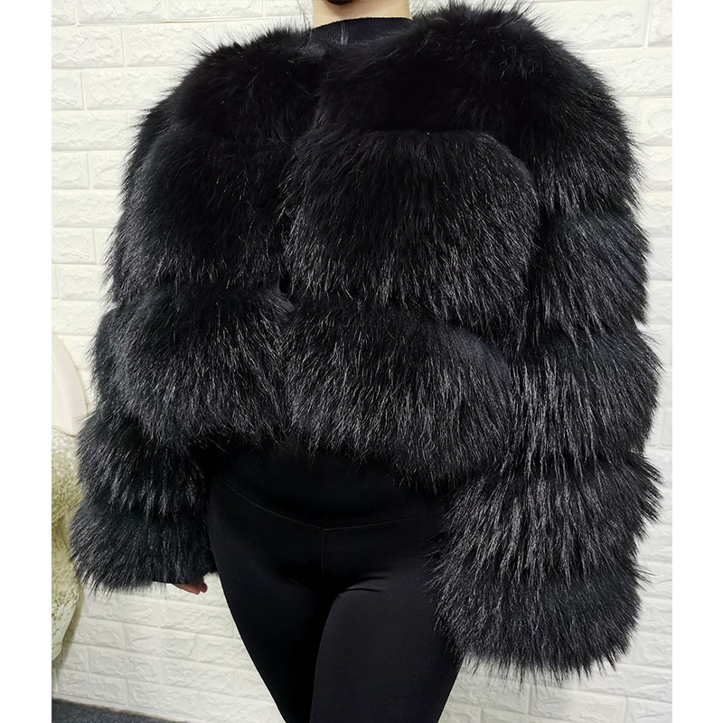 Plus size topos de pele marrom - Winter Clothing Online avaliação e preço