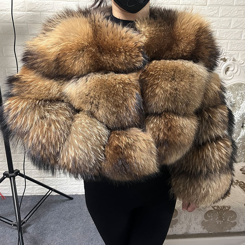 Plus size topos de pele marrom - Winter Clothing Online avaliação e preço