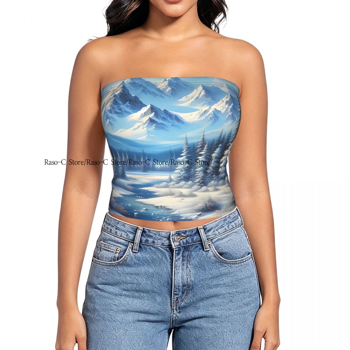 Top Tubo Feminino Curto e Just - Winter Clothing Youtube avaliação e preço