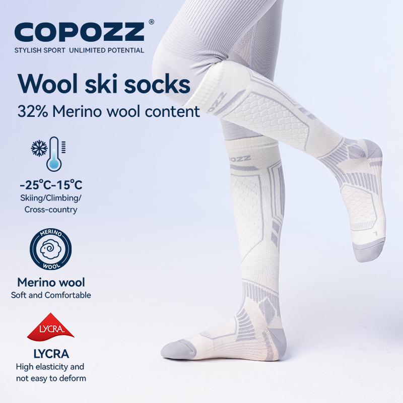 Copozz meias de esqui de inver - Thermal Sock Merino avaliação e preço