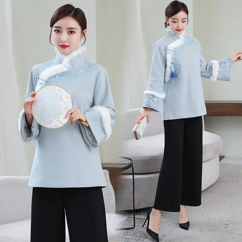 2026 cheongsam topos roupas de - Winter Clothing Youtube avaliação e preço