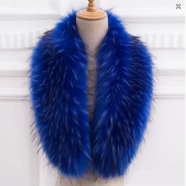 Gola de pele natural real pele - Winter Clothing Online avaliação e preço