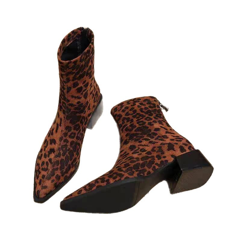 Novas Botas de Salto Baixo Fem - Winter Clothing For Women avaliação e preço