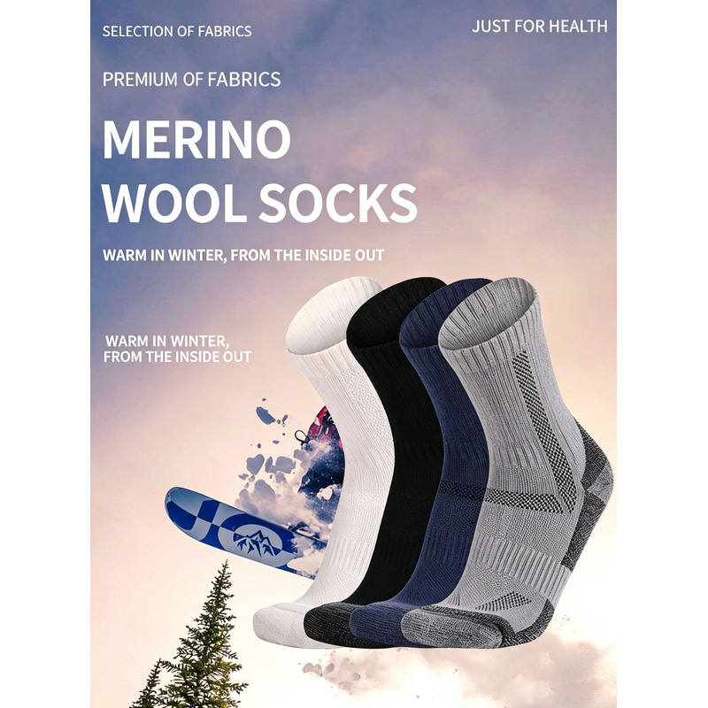 Meias masculinas grossas de lã - Thermal Sock Merino avaliação e preço