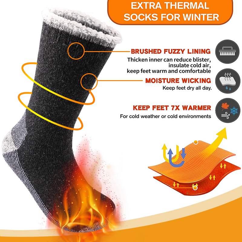 1 par de meias masculinas de l - Thermal Sock Merino avaliação e preço